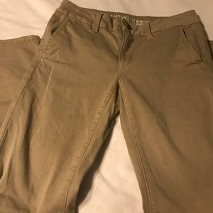 AEO khaki size 4